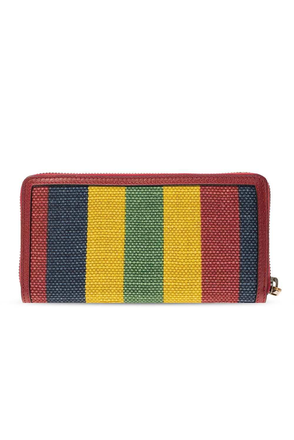 Gucci Woven wallet with logo